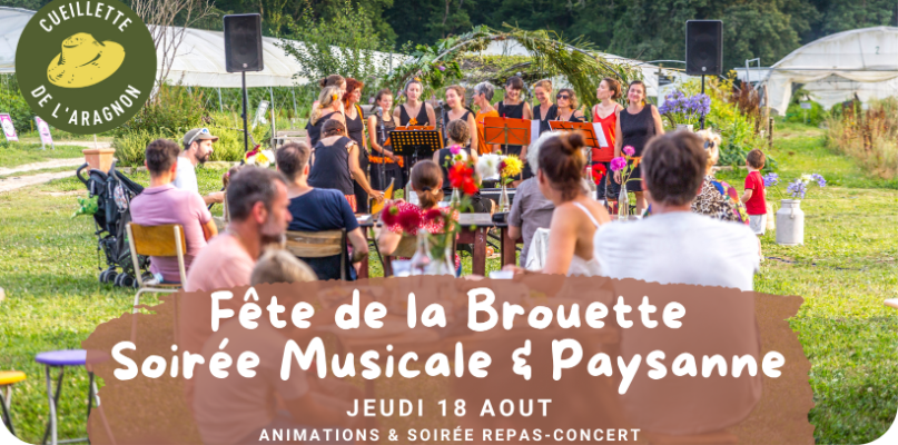 Jeudi 18 août : Soirée Paysanne Soirée musicale à Paysanne à la Cueillette de l'Aragnon